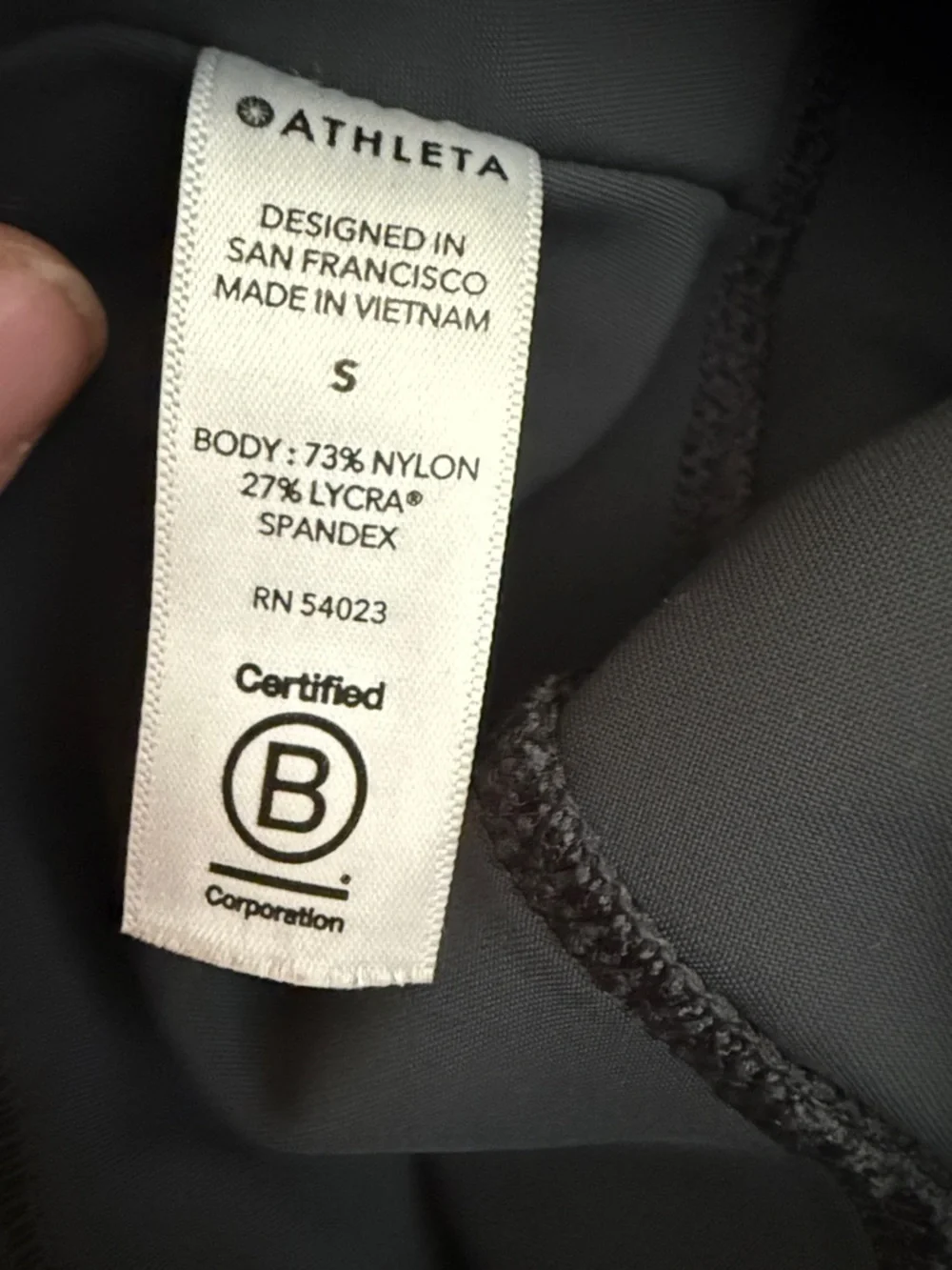 NWOT Athleta Stellar Tights in anthracite grey - Picture 12 of 12
